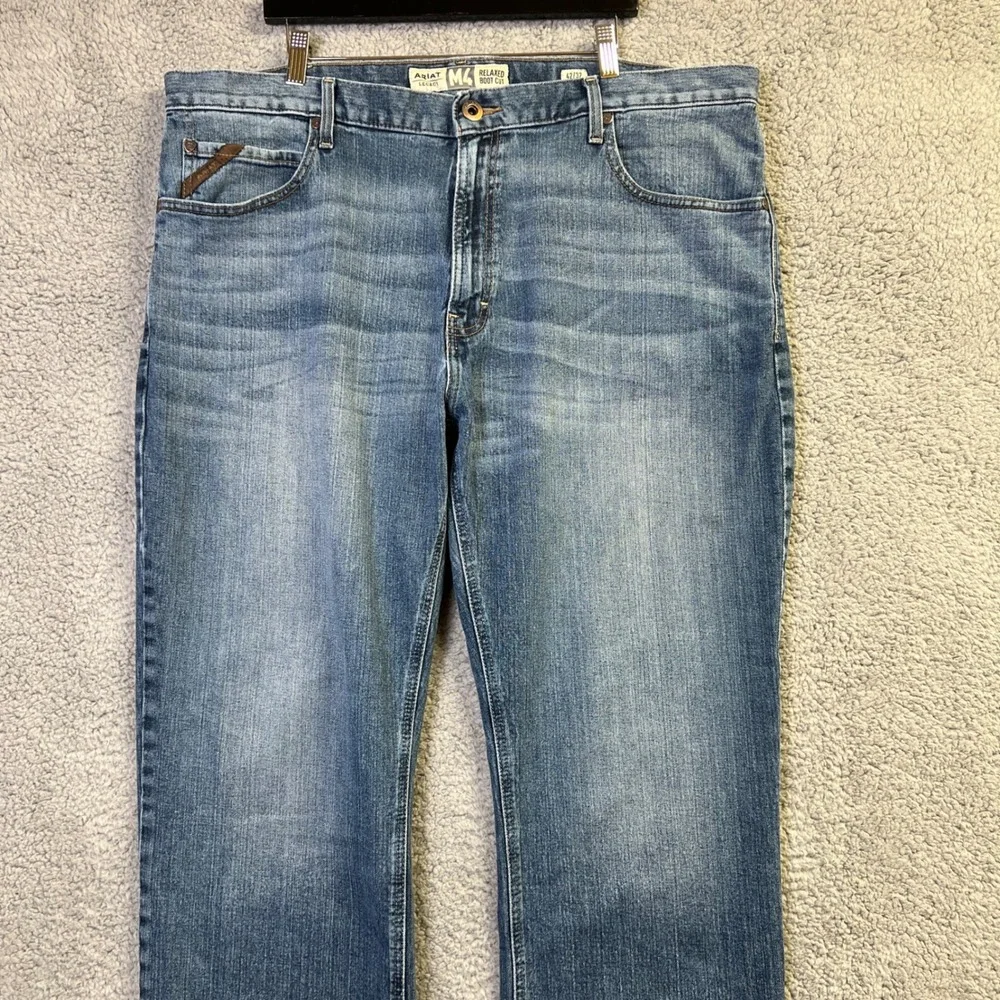 Ariat Legacy M4 Jeans Men 42x32 Blue Denim Medium Wash Relaxed Boot Cut Kilroy